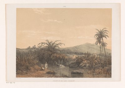 Blick auf Tjileboet von Johan Conrad Greive
