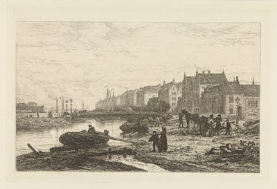 Ansicht der Stadhouderskade von Johan Conrad Greive