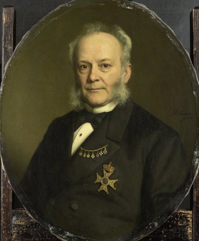 Pieter Mijer (1812-81). Generalgouverneur von Niederländisch-Ostindien von Johan Heinrich Neuman