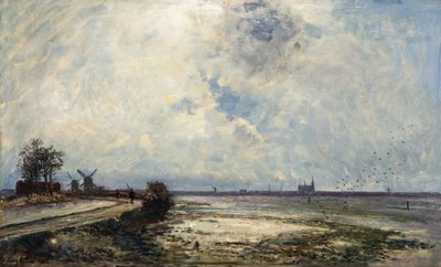 Niederländische Landschaft von Johan Jongkind