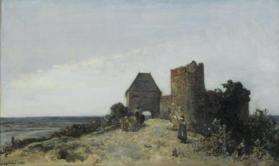 Ruinen des Schlosses Rosemont von Johan Jongkind