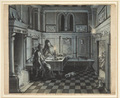 Christus und Nikodemus von Johan Keyll