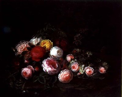 Rosen in einer Landschaft von Johan Laurents Jensen