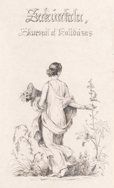 Blumensammlerin von Johan Lundbye