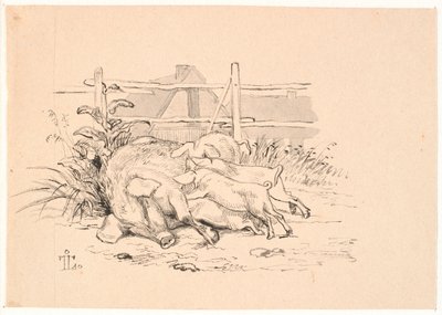 Die Schweine von Johan Thomas Lundbye