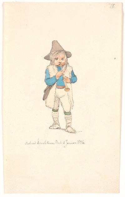 Kleiner "Pifferaro" von Johan Thomas Lundbye