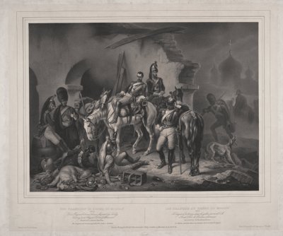 Die französische Armee im Moskauer Kreml von Johan Woelfle