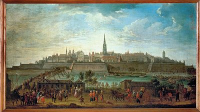 Wien vom Rotenturmtor aus gesehen von Johann Adam Delsenbach