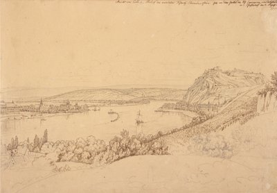 Festung Ehrenbreitstein von Johann Adam Klein