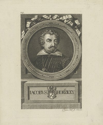 Porträt von Jakub Horcicky z Tepence 1575-1622 von Johann Balzer