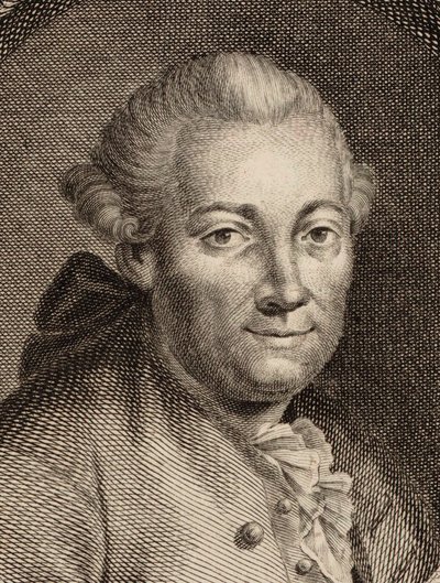 Porträt des Komponisten Florian Leopold Gassmann 1729-1774, 1780 von Johann Balzer