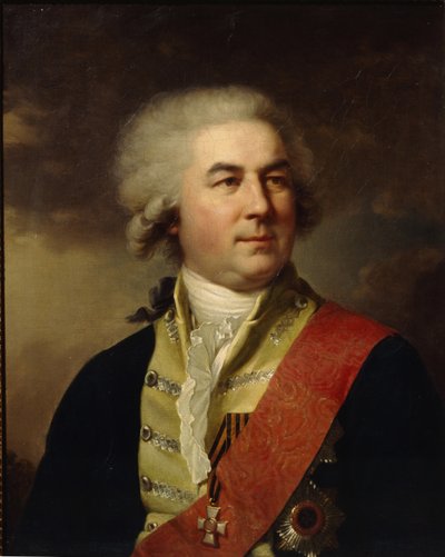 Porträt von Graf Pyotr Zavadovsky, 1739-1812 von Johann Baptist Lampi the Younger