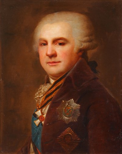 Porträt von Graf Alexander Nikolajewitsch Samojlow 1744-1814, nach 1796 von Johann Baptist von Lampi the Elder
