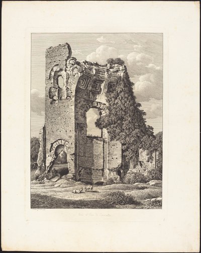 In der Nähe des Zirkus von Caracalla von Johann Christian Reinhart