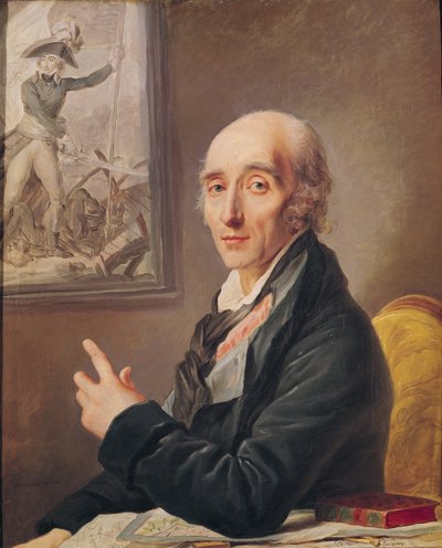 Porträt von Marschall Pierre Francois Charles Augereau von Johann Ernst Heinsius