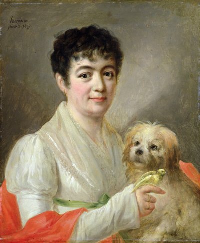 Porträt einer unbekannten Frau, 1809 von Johann Ernst Heinsius