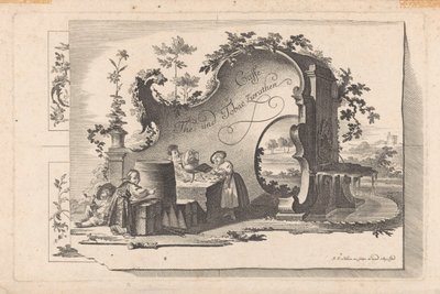 Kaffee- und Teehaus Caffe The und Tobac Zierathen von Johann Esaias Nilson
