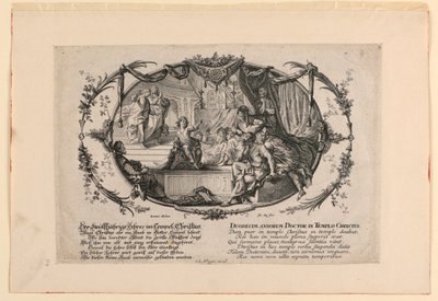 Zwölfjähriger Jesus im Tempel von Johann Evangelist Holzer