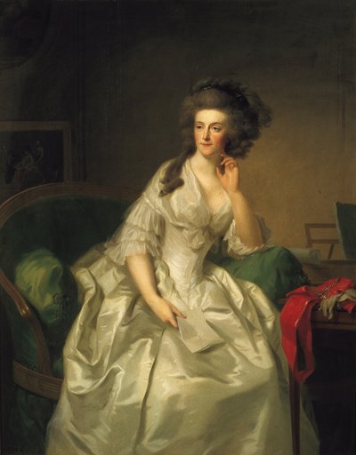Porträt von Prinzessin Frederika Sophia Wilhelmina (1751-1820) von Johann Friedrich August Tischbein