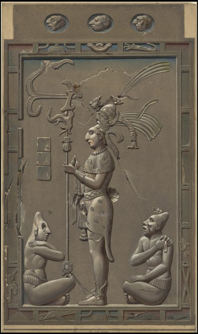 Eine Sammlung von Waldecks Originalkunstwerken aus Mesoamerika, Box 20 von 22 von Johann Friedrich Maximilian von Waldeck