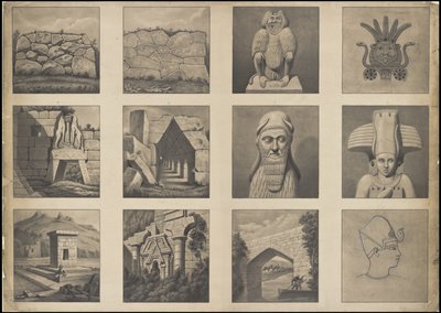 Eine Sammlung von Waldecks Originalkunstwerken aus Mesoamerika, Box 20 von 22 von Johann Friedrich Maximilian von Waldeck