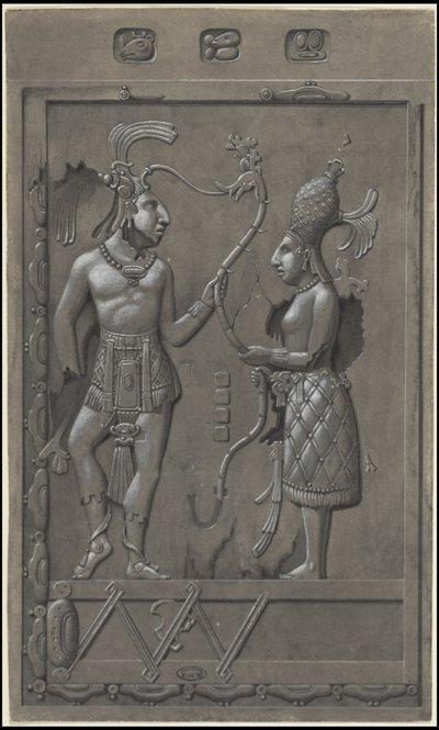 Eine Sammlung von Waldecks Originalkunstwerken aus Mesoamerika, Box 2 von 22 von Johann Friedrich Maximilian von Waldeck
