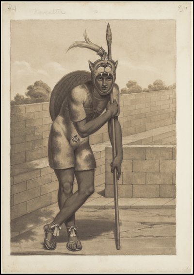 Eine Sammlung von Waldecks Originalkunstwerken aus Mesoamerika, Box 3 von 22 von Johann Friedrich Maximilian von Waldeck