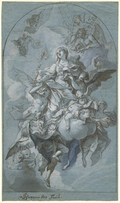 Die unbefleckte Empfängnis von Johann Georg Bergmuller
