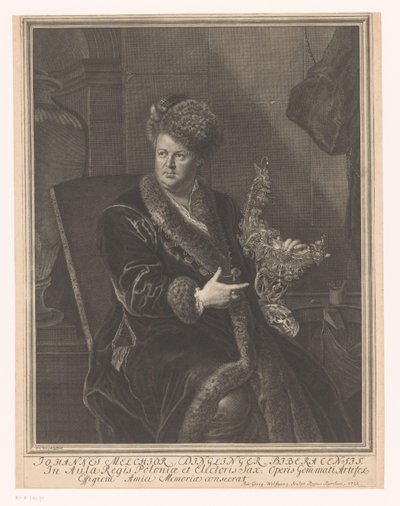 Porträt des Goldschmieds Johann Melchior Dinglinger von Johann Georg Wolffgang