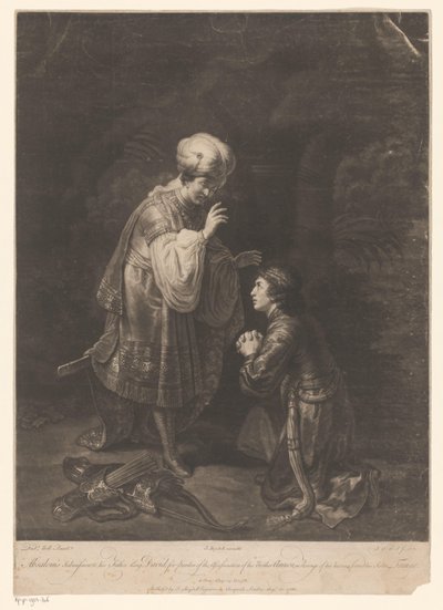 Versöhnung von David und Absalom von Johann Gottfried Haid