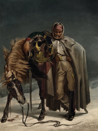 Dragoner der Schweizer Garde im Russlandfeldzug von Johann Heinrich Bleuler