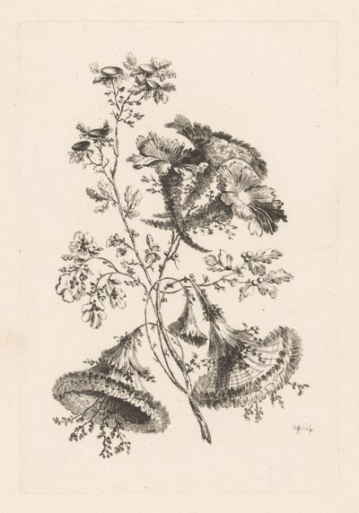 Dreieckige Blumen von Johann Heinrich  Hess