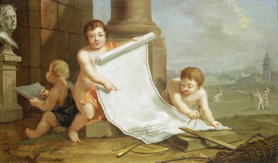 Allegorie, die die Einebnung der alten Befestigungen darstellt, ca. 1768 von Johann Heinrich Tischbein