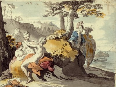 Telemach und Mentor auf Zypern von Johann Heinrich Tischbein