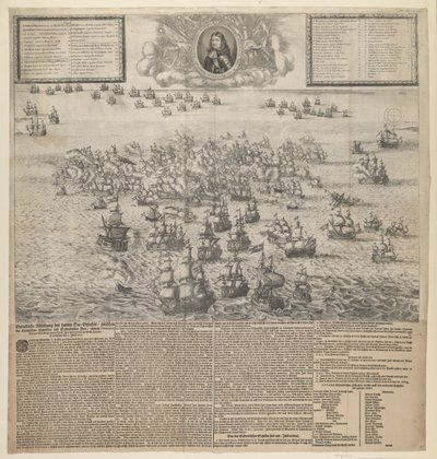 Die Schlacht bei Køgebucht im Juli 1677 von Johann Husman