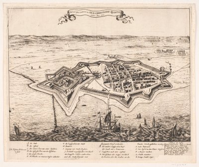 Stadt und Castel Landscron von I.K.M Christiano Quinto erobert Anno 1676 von Johann Husman