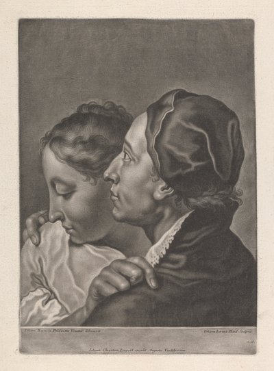 Porträt eines Mannes und einer Frau von Johann Lorenz Haid