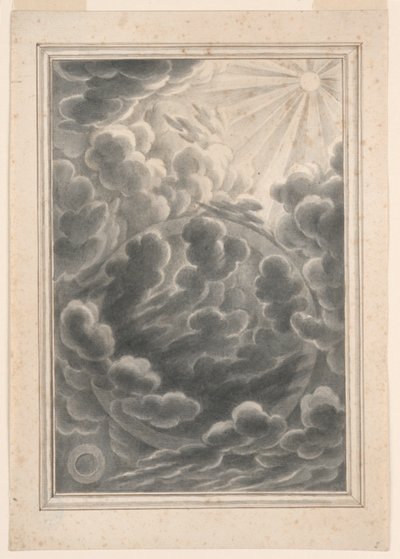 Studie für Die Erschaffung des Lichts, Tafel 3, Physica Sacra von Johann Melchior Füssli