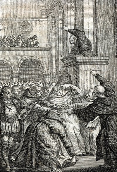 Gründung der Karls-Universität in Prag 1348 (Gravur von Johann Michael Mettenleiter) von Johann Michael Mettenleiter