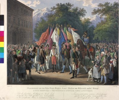 Erbhuldigung in Tirol 1816 von Johann Nepomuk Hoechle