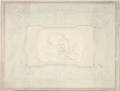Stuckdecke im Speisesaal des Unteren Belvederes von Johann Peter Krafft