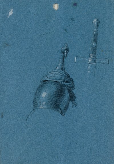 Studie eines Helmes von Johann Peter Krafft