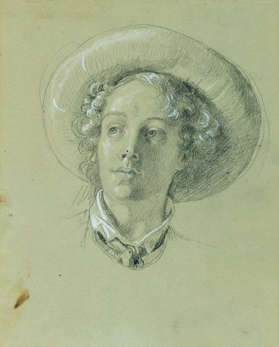 Studie zu "Hermann und Dorothea im Weinberg" von Johann Peter Krafft