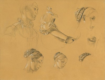 Studie zu "Hermann und Dorothea im Weinberg" von Johann Peter Krafft