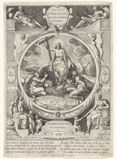 Christus als Sieger über den Tod und die Sünde von Johann Sadeler (I)