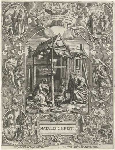 Geburt Christi: Weihnachten von Johann Sadeler (I)