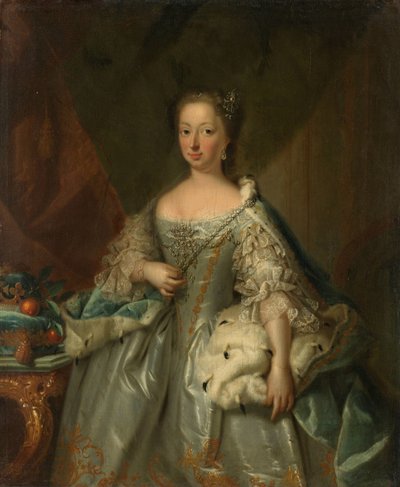 Porträt von Anne von Hannover, Prinzessin Royal und Prinzessin von Oranien, Gemahlin von Prinz Wilhelm IV. von Johann Valentin Tischbein (attributed to)
