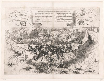 Schlacht bei Oosterweel, 1567 von Johann Wilhelm Baur