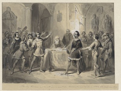 Herzog Wilhelm verbündet sich mit den holländischen Edlen und Städten von Johann Wilhelm Kaiser (I)