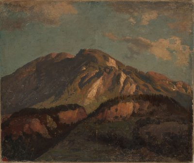 Bergrücken (wohl) in Graubünden von Johann Wilhelm Schirmer